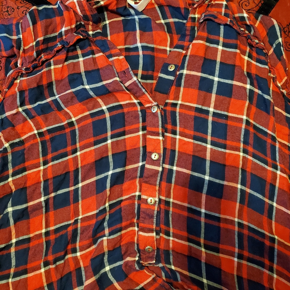 Plaid top